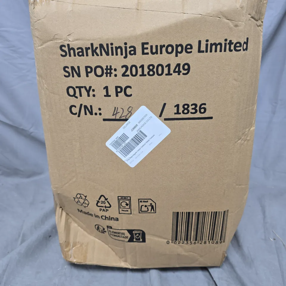 K BY KELLY HOPPEN INDOOR OUTDOOR WATER FEATURE IN BLACK