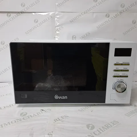 BOXED SWAN 20L 700W DIGITAL MICROWAVE - WHITE