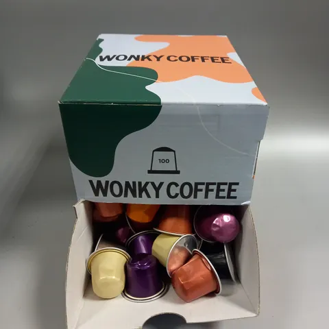 APPROXIMATELY 100 WONKY COFFEE INTENSE DIP COFFEE PODS