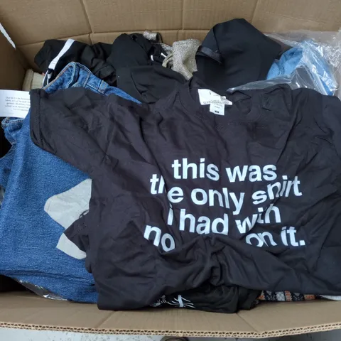 APPROXIMATELY 20 ASSORTED CLOTHING AND FASHION PRODUCTS IN VARIOUS STYLES AND SIZES - COLLECTION ONLY