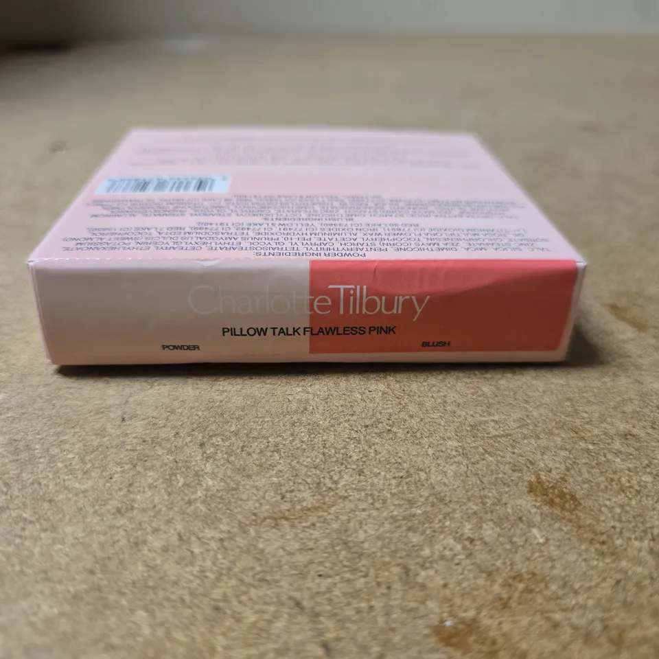 CHARLOTTE TILBURY BEAUTY SOULMATES FACE PALETTE 13G PILLOW TALK FLAWLESS PINK POWDER/BLUSH