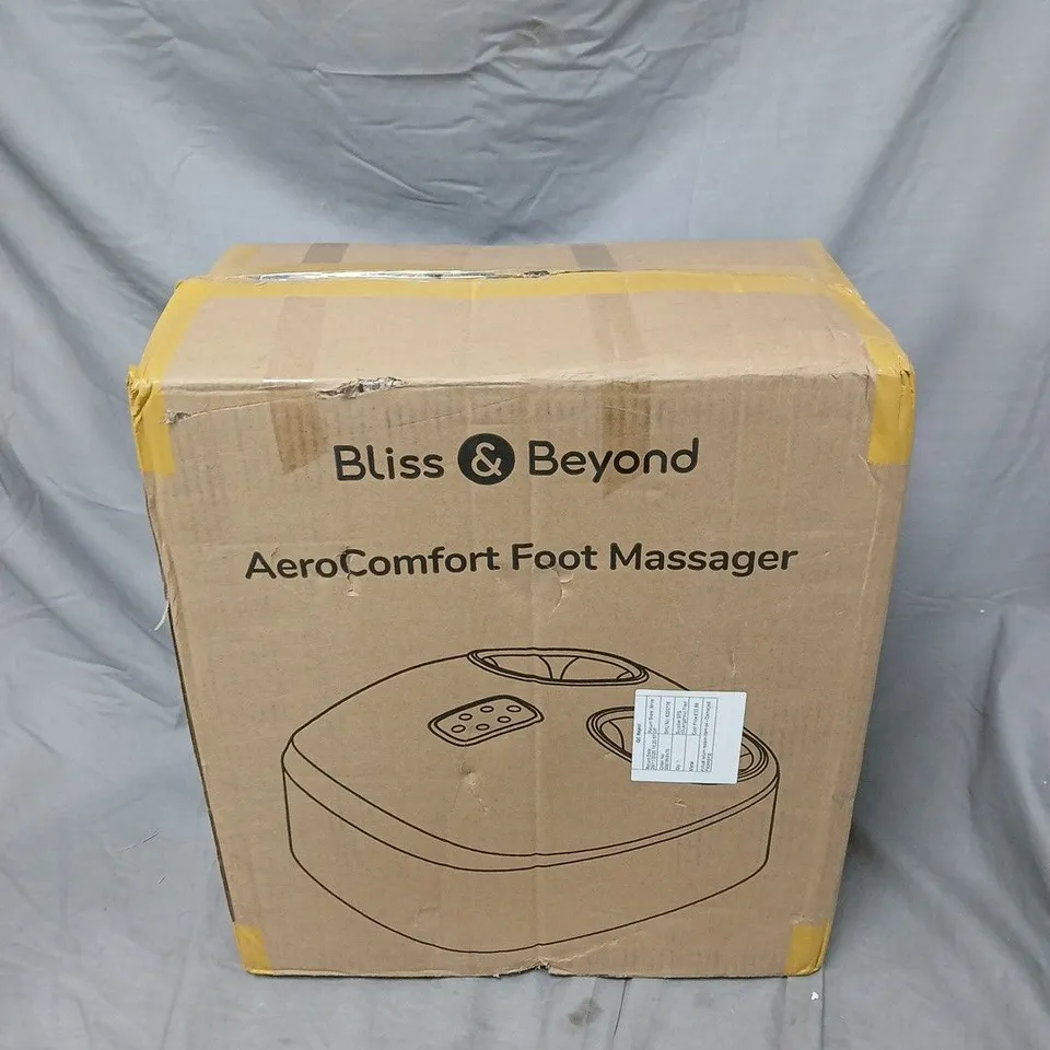 BOXED BLISS & BEYOND AEROCOMFORT FOOT MASSAGER