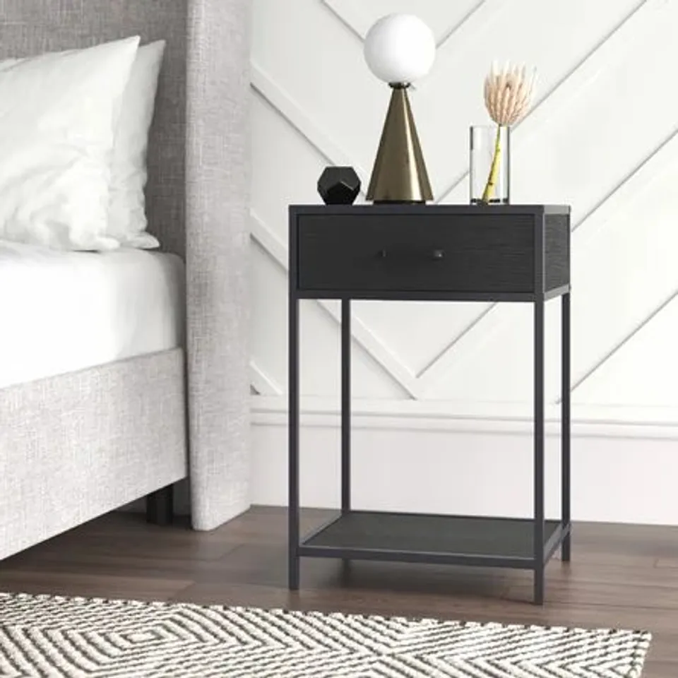 IMEL 1 DRAWER BEDSIDE TABLE