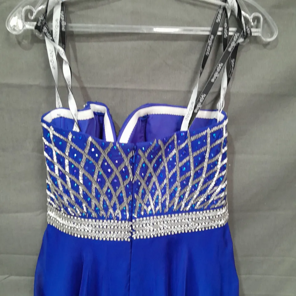 INTRIGUE BY BLUSH BLUE EMBELLISHED OCCASIONAL DRESS - 6
