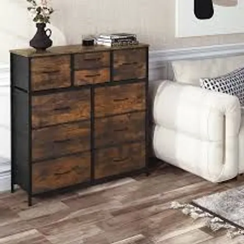 BOXED WOLTU CHEST OF DRAWERS, 10 STORAGE DRAWERS (1 BOX)