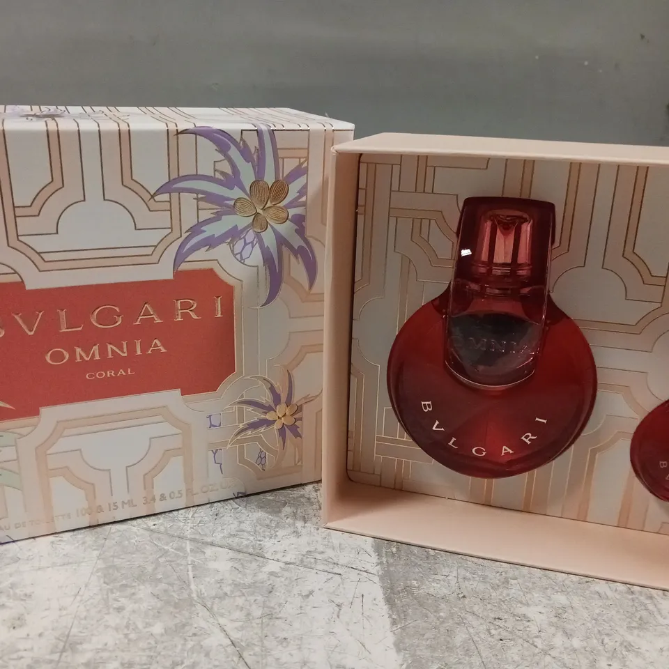 BVLGARI OMNIA CORAL EAU DE TOILETTE GIFT SET