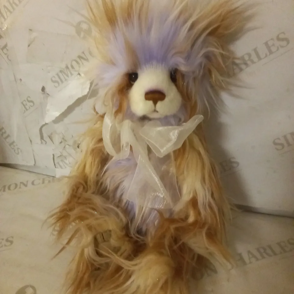 CHARLE BEARS 'SHINE' 15" COLLECTIBLE PLUSH TEDDY BEAR