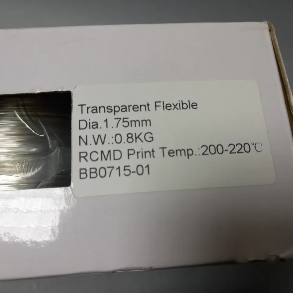 PINUOTU TRANSPARENT 3D PRINTER FILAMENT 