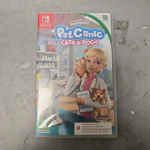 SEALED PET CLINIC CATS & DOGS FOR NINTENDO SWITCH