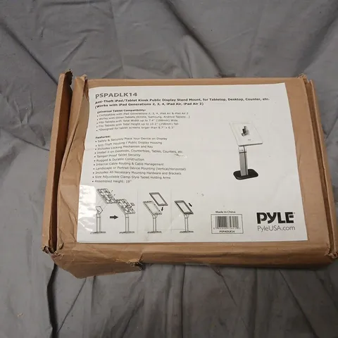 BOXED PYLE ANTI-THEFT TABLET KIOSK PUBLIS DISPLAY MOUNT
