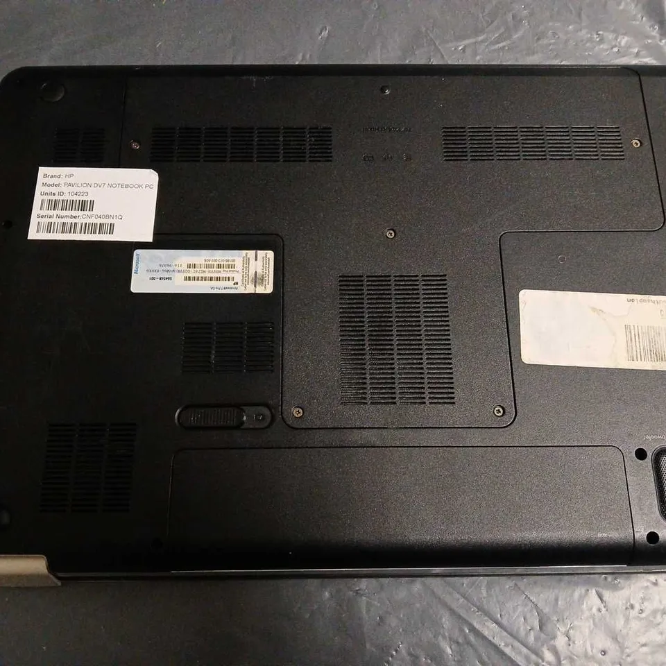 HP PAVILION DV7 NOTEBOOK PC 