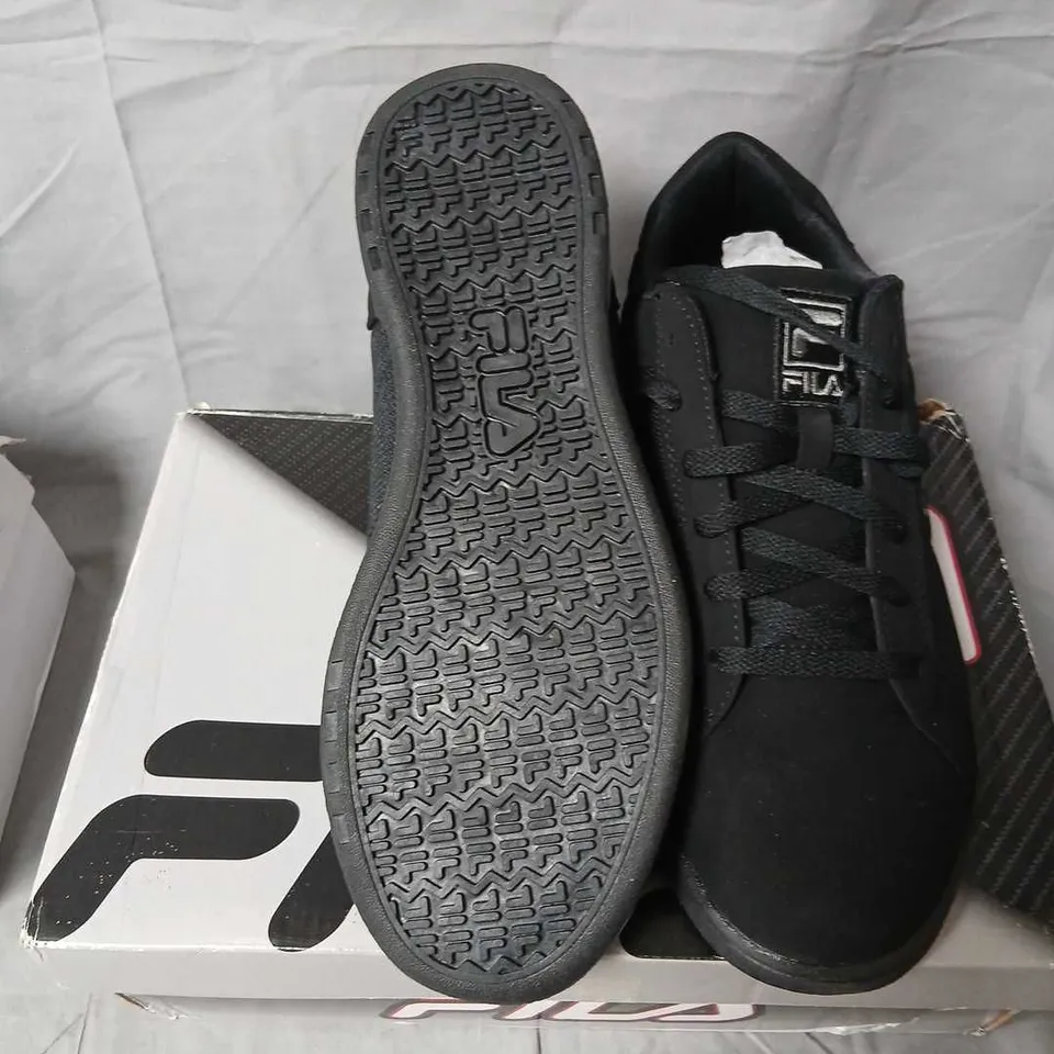 FILA BLACK MEN'S SNEAKERS, SIZE 9 – LOW-TOP TRAINERS
