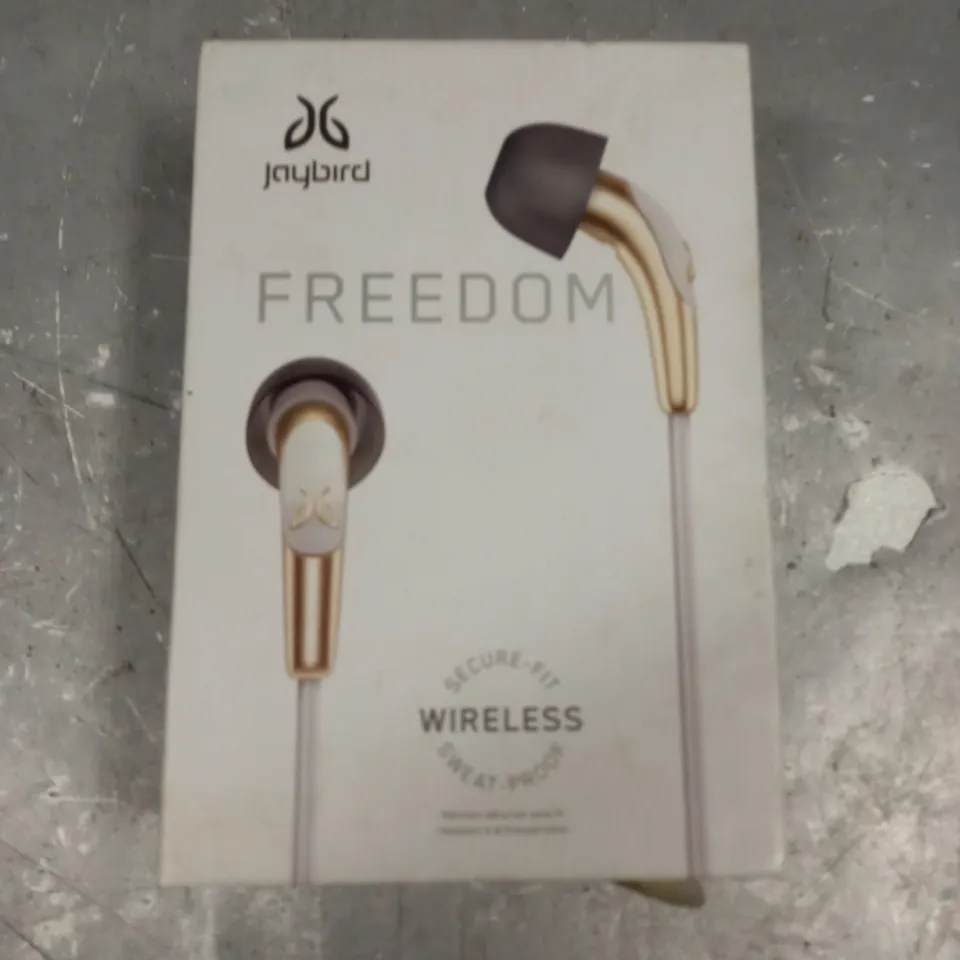 BOXED JAYBIRD FREEDOM WIRELESS EARPHONES