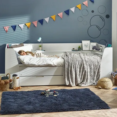 BOXED KECK KIDS BED - WHITE (3 BOXES)