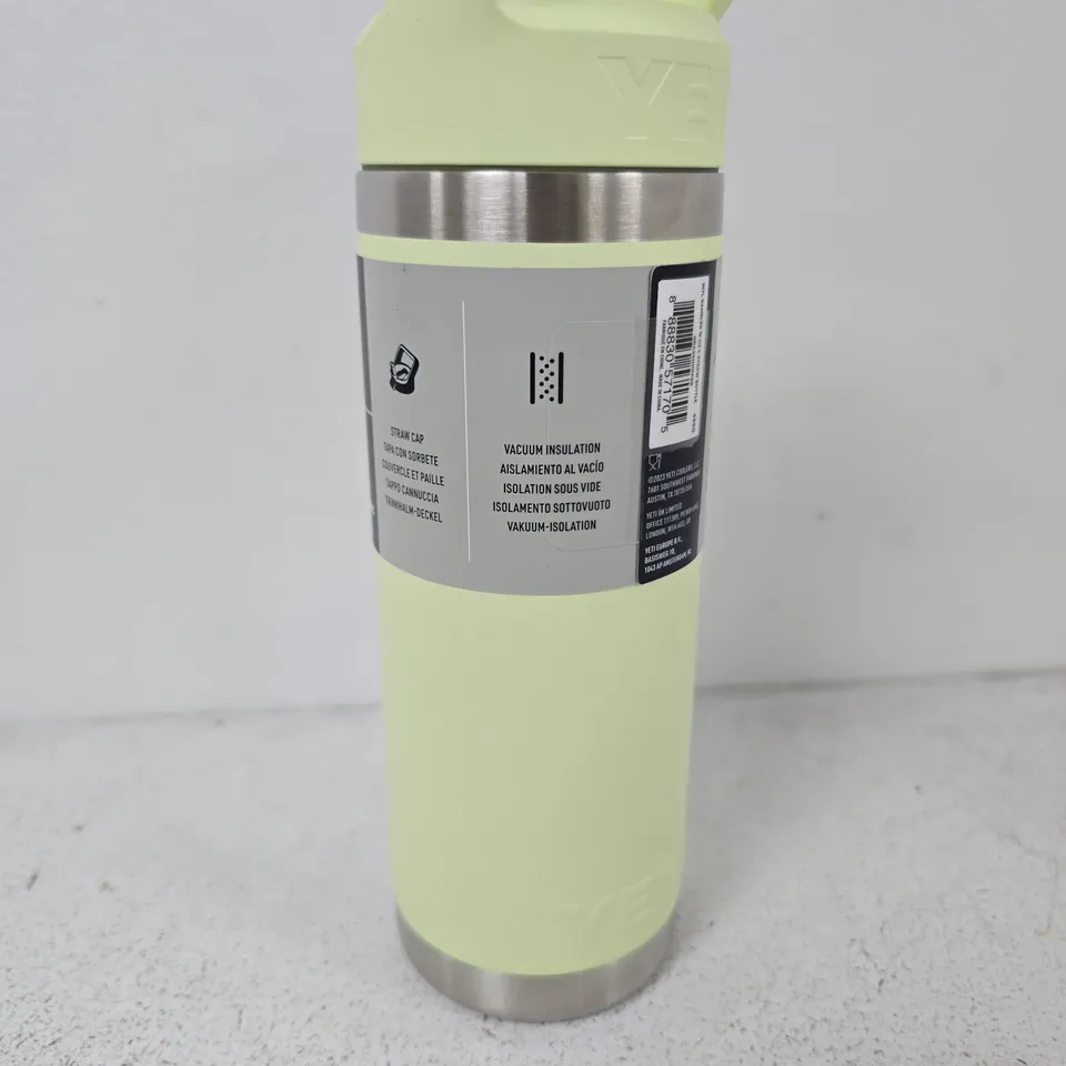 YETI RAMBLER BOTTLE 532 ML – LIME GREEN, WITH HANDLE
