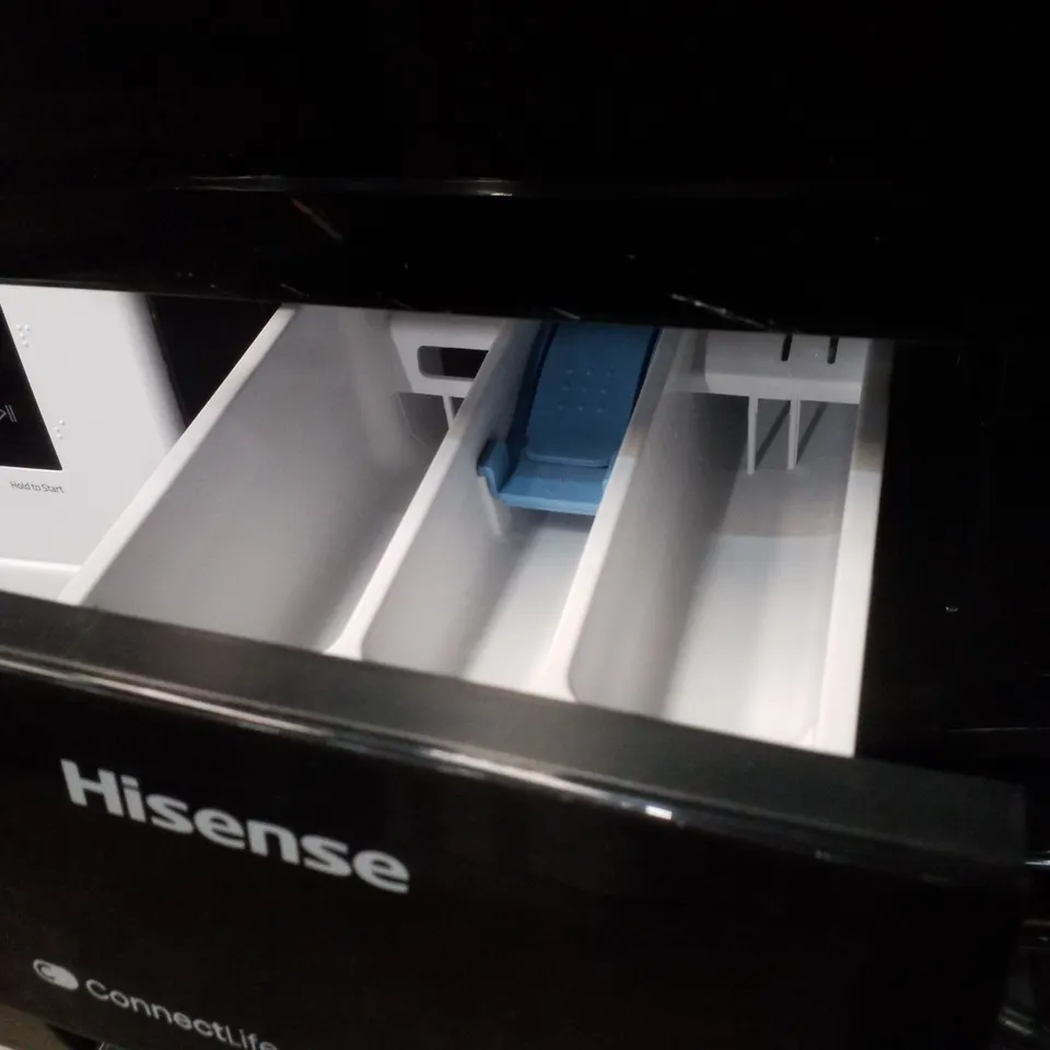 HISENSE WF3S8043BB3 WASHING MACHINE, 8KG, 1400 SPIN, BLACK, A RATED