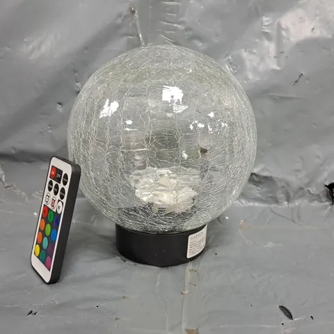 GARDEN REFLECTIONS GLASS GLOBE LIGHT