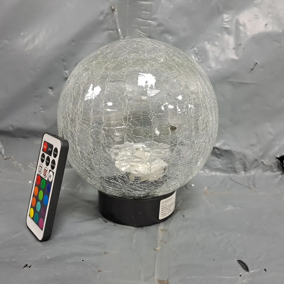 GARDEN REFLECTIONS GLASS GLOBE LIGHT