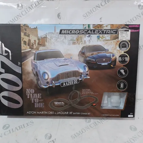 BOXED MICRO SCALEXTRIC 007 NO TIME TO DIE SET