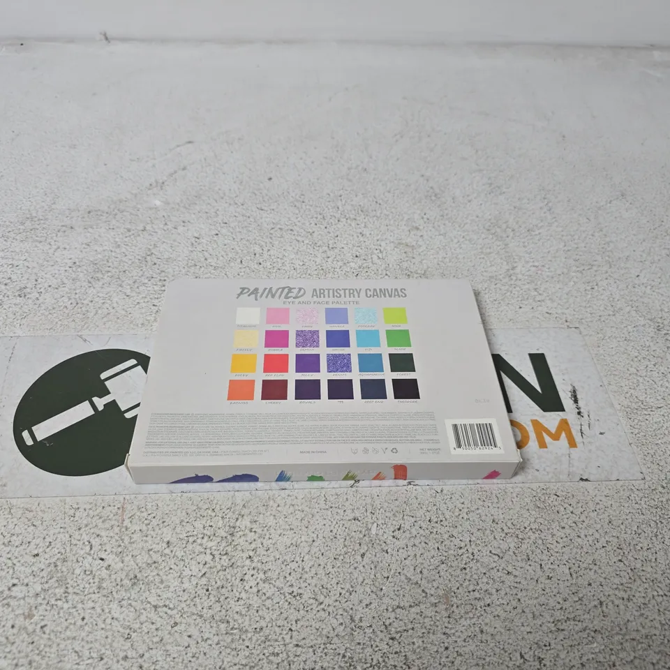 PAINTED ARTISTRY CANVAS EYE AND FACE PALETTE