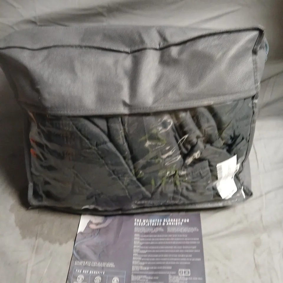 LUND FASHION WEIGHTED BLANKET  - SIZE UNSPECIFIED - GREY