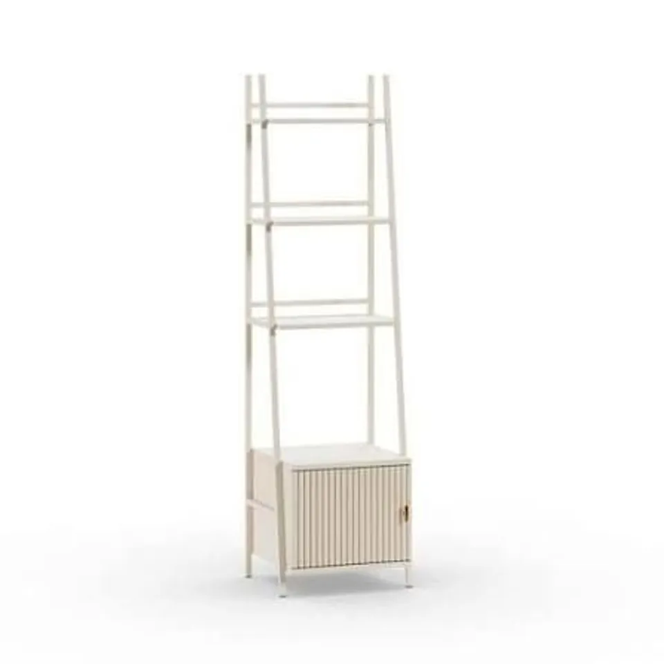 BOXED ELSIE LADDER SHELF - STONE (1 BOX)