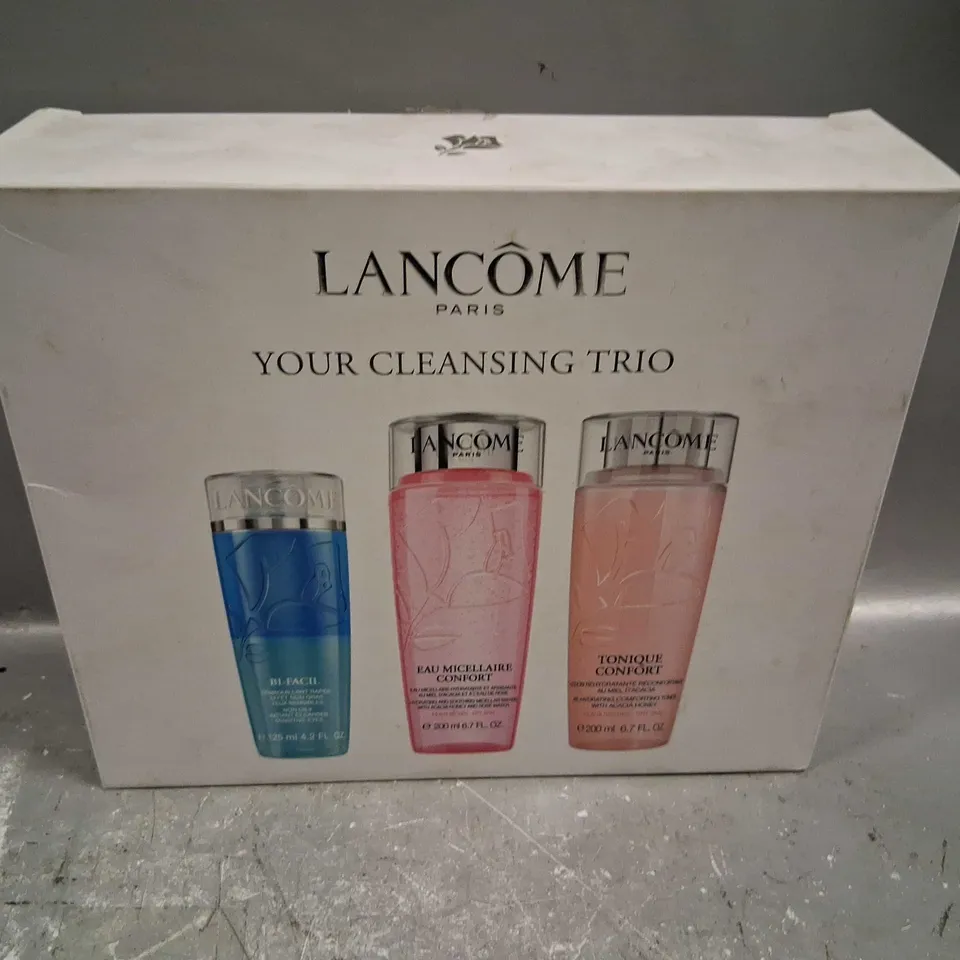 BOXED LANCOME YOUR CLEANSING TRIO GIFTR SET