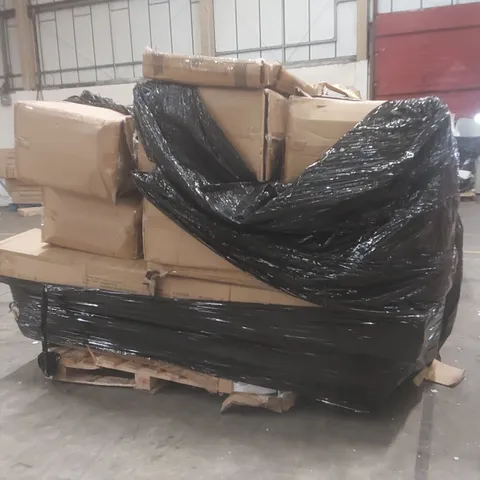 PALLET CONTAINING A VERY LARGE QUANTITY OF ASSORTED DESIGNER GARDEN FURNITURE PARTS