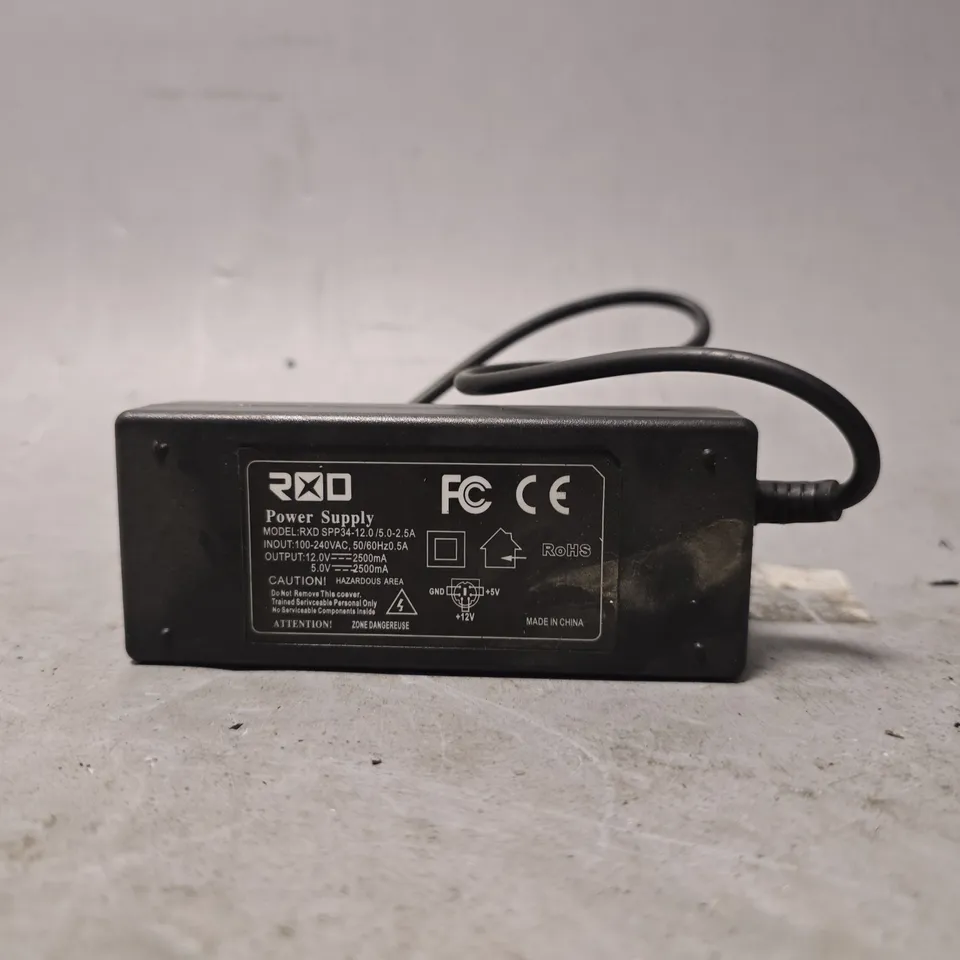 BOX OF APPROXIMATELY 30 ASSORTED RXD POWER SUPPLIES