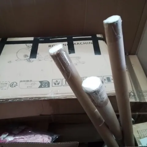 PALLET OF ASSORTED HOUSEHOLD GOODS AND PRODUCTS TO INCLUDE;ELECTRIC TREADMILL,ROWING MACHINE