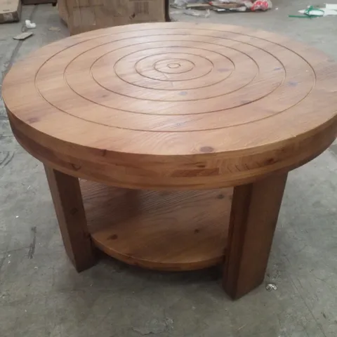 31.5" FARMHOUSE SOLID WOOD COFFEE