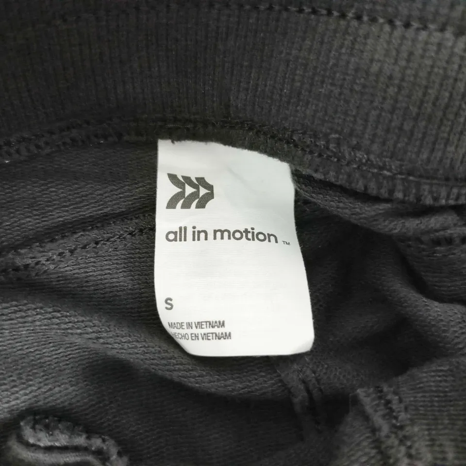 ALL IN MOTION BLACK JOGGERS – SIZE S