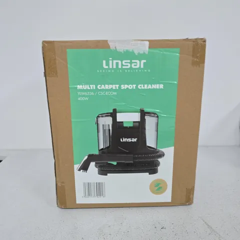 LINSAR MULTI CARPET SPOT CLEANER, 400W – BOXED