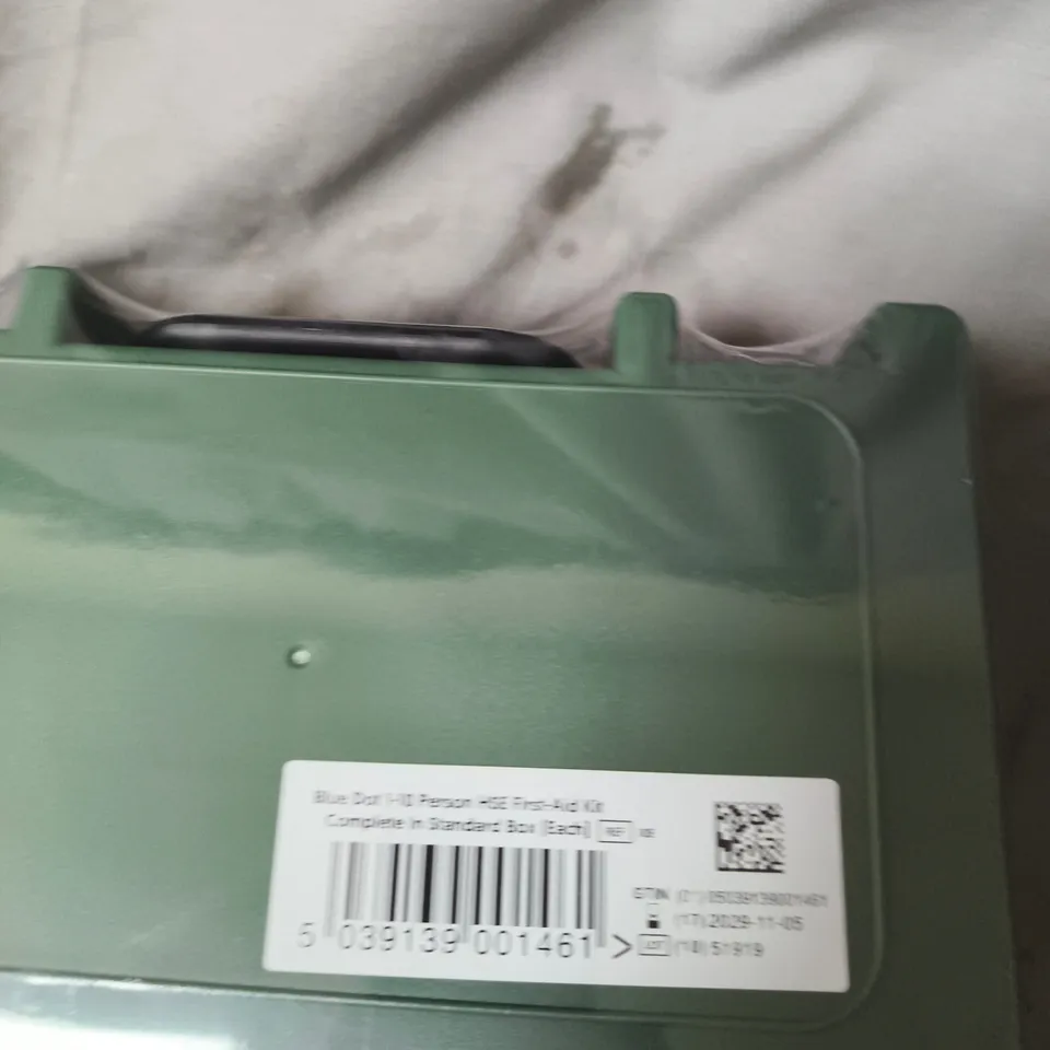 FIRST AID KIT – GREEN PLASTIC CASE 