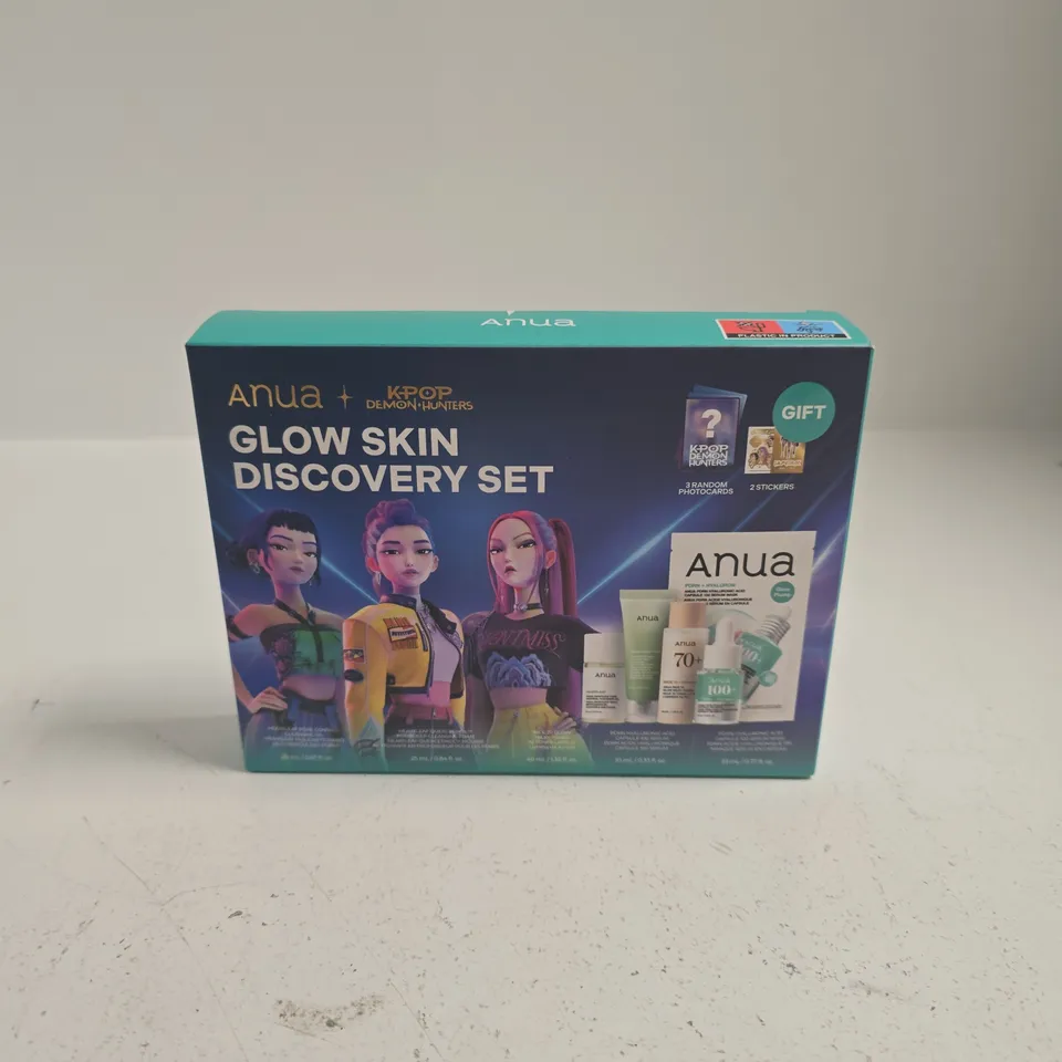 BOXED ANUA GLOW SKIN DISCOVERY SET