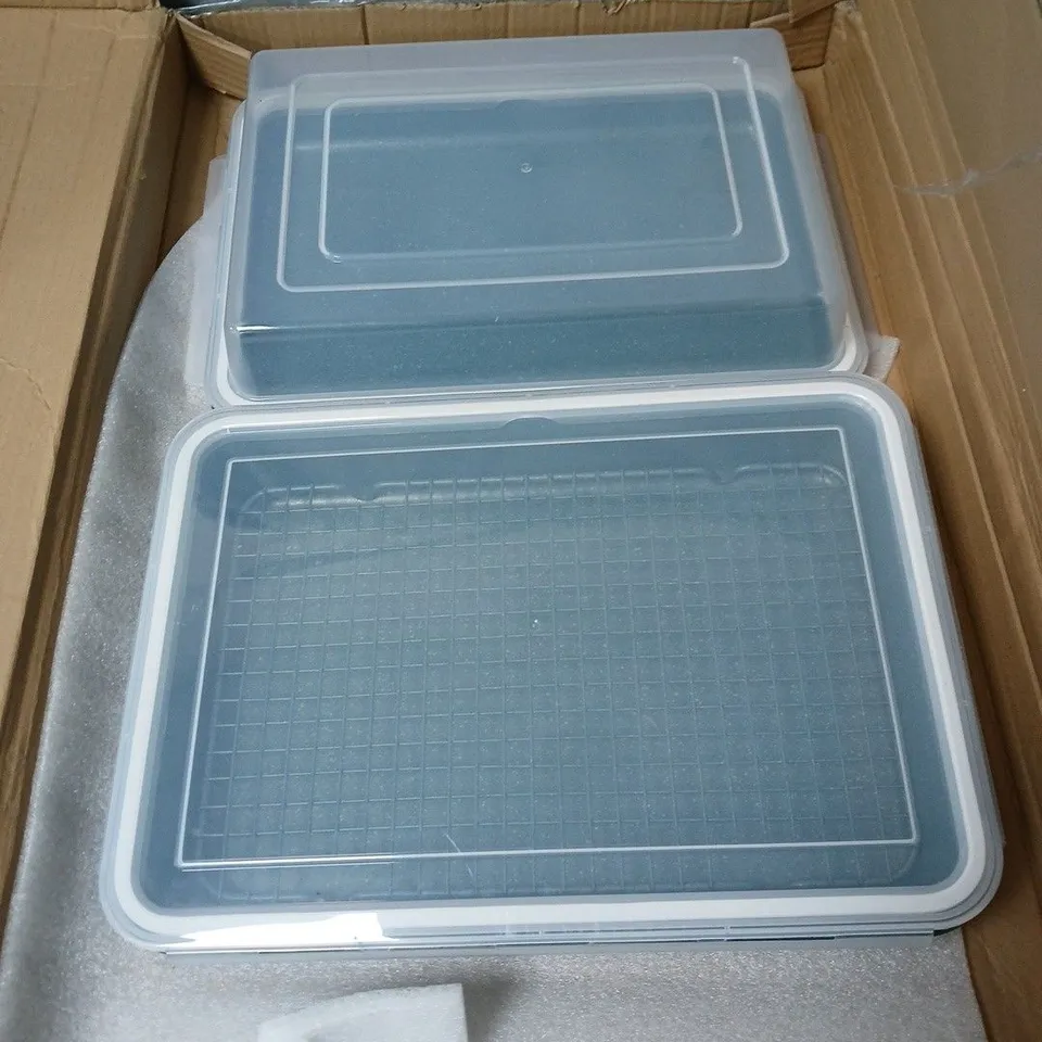 CURTIS STONE SET OF 2 DURA PAN ROAST AND BAKE STORE PAN