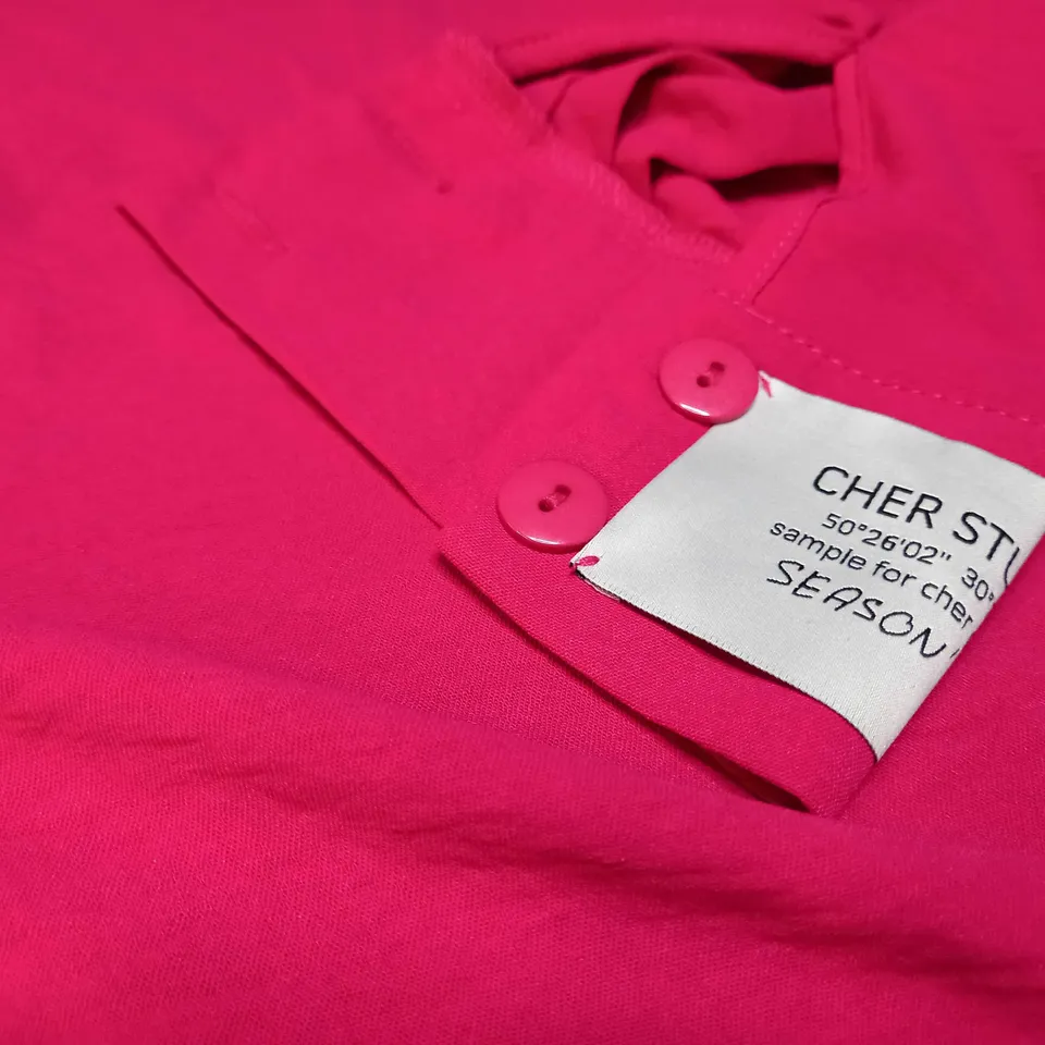 CHER HOT PINK LOOSE FIT WOMENS SHIRT
