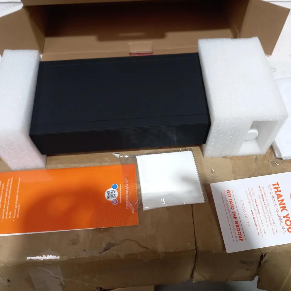 BOXED SPINCARE RECORD CLEANING MACHINE