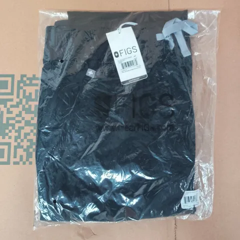 BAGGED FIGS HIGH WAISTED ZAMORA SCRUB PANTS IN BLACK SIZE UNSPECIFIED