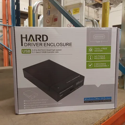 BOXED HARD DRIVER ENCLOSURE 