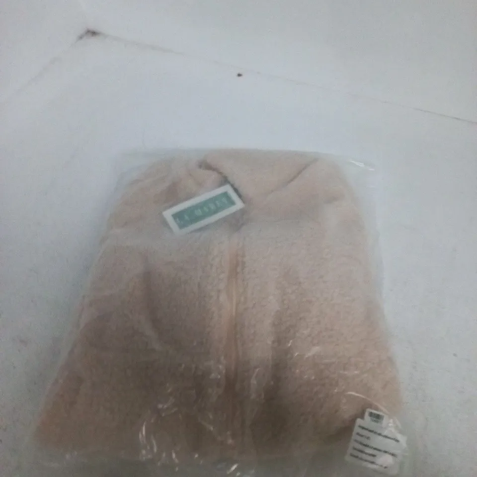 La Marey coat – Beige Plush, Size M
