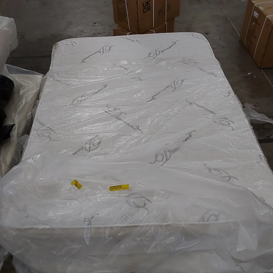 QUALITY BAGGED 4'6" DOUBLE JEREMY MEMORY FOAM POCKET SPRUNG MATTRESS 