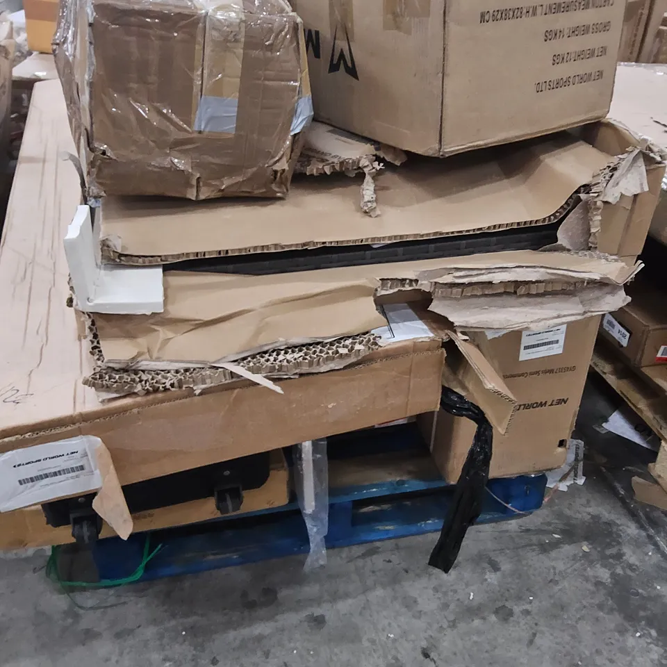 PALLET OF ASSORTED BOXED SPORTS EQUIPMENT & PARTS