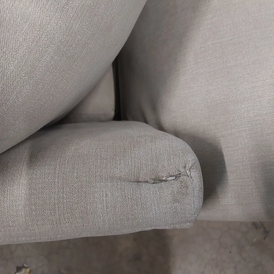 QUALITY DESIGNER DURY 4 SEATER FABRIC UPHOLSTERED SOFA