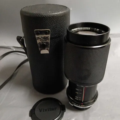 VIVITAR 62MM 75-205MM 1:38 MACR FOCUSING ZOOM CAMERA LENS