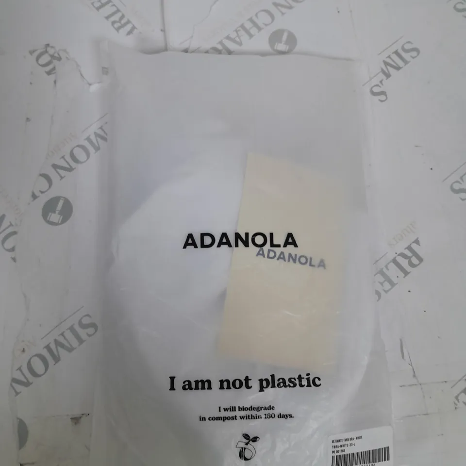 BAGGED ADANOLA ULTIMATE TANK BRA SIZE L