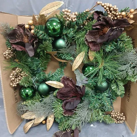 CHRISTMAS GINGERBREAD WREATH 