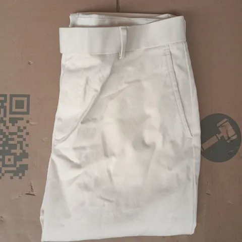 CHARLES TYRWHITT SLIM FIT TROUSERS IN CREAM SIZE 34/30