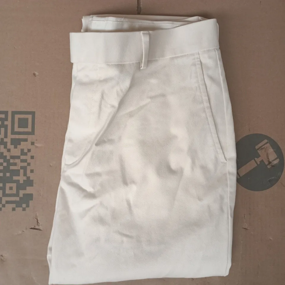CHARLES TYRWHITT SLIM FIT TROUSERS IN CREAM SIZE 34/30