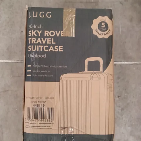 BOXED LUGG TRAVEL SUITCASE